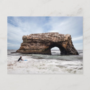 Natural Bridges State Beach of Santa Cruz Postkarte
