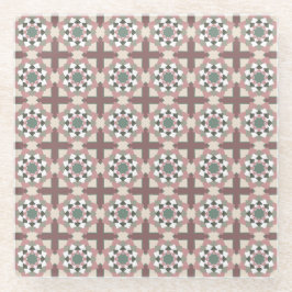 Natural Colors Star Pattern Glasuntersetzer
