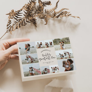 Natural Creme Multi Foto Mum typografie Karte