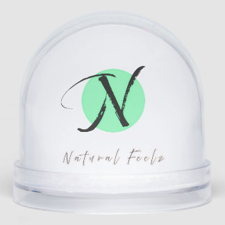 Natural Feelz Logo Snow Globe Schneekugeln