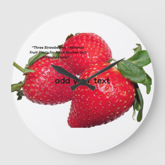  Natural Fruit Cushion for Home Decor Große Wanduhr