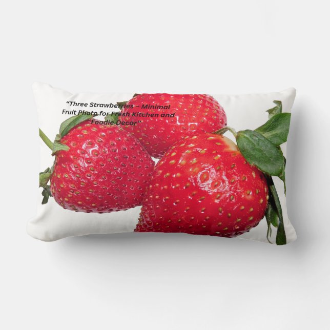  Natural Fruit Cushion for Home Decor Lendenkissen (Vorderseite)