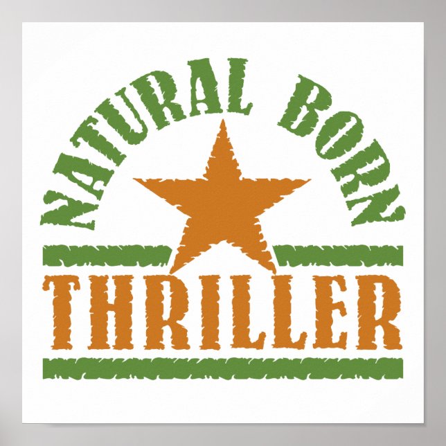 Natural Geboren Thriller Custom Poster (Vorne)