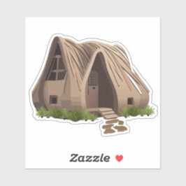 Natural Gnome Forest Zuhause Sticker