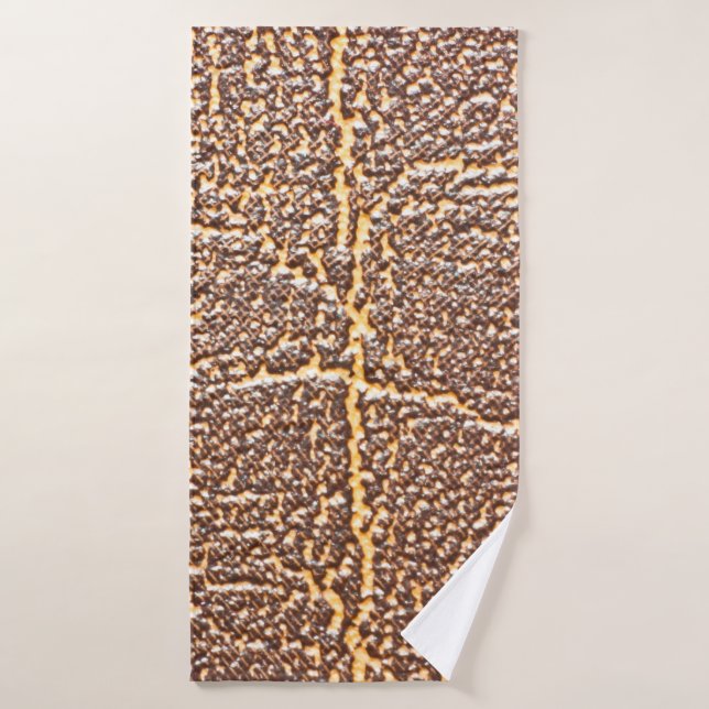 Natural leather book cover texture abstract, aged, badehandtuch (Badehandtuch)