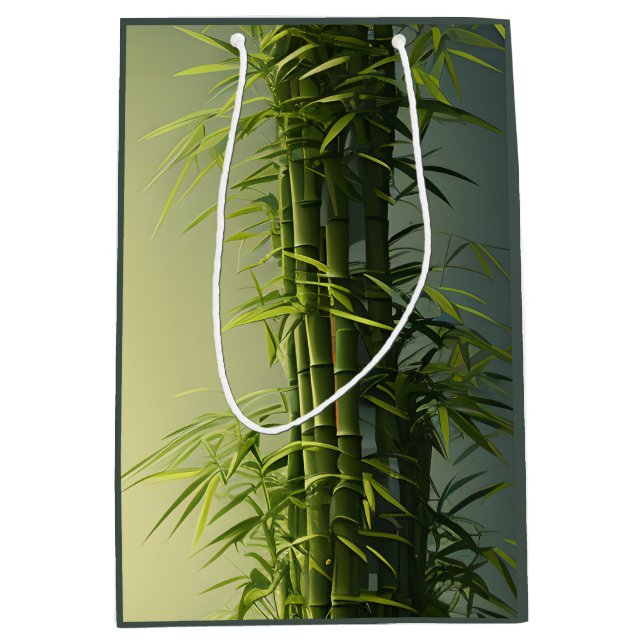 Natural Lucky Bamboo Mittlere Geschenktüte (Vorderseite)