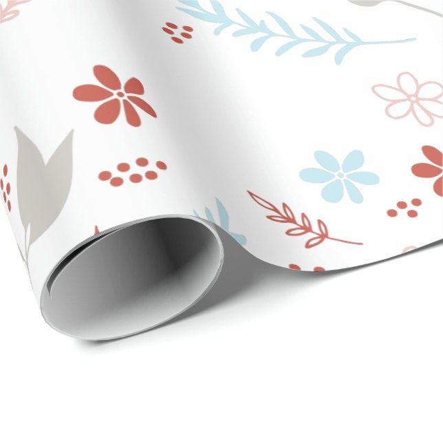 Natural Noël Weihnachtswrapping Paper Geschenkpapier (Rolleneckpunkt)