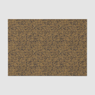 Natural Rattan Twill Pattern Seidenpapier