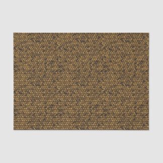 Natural Rattan Twill Pattern Seidenpapier