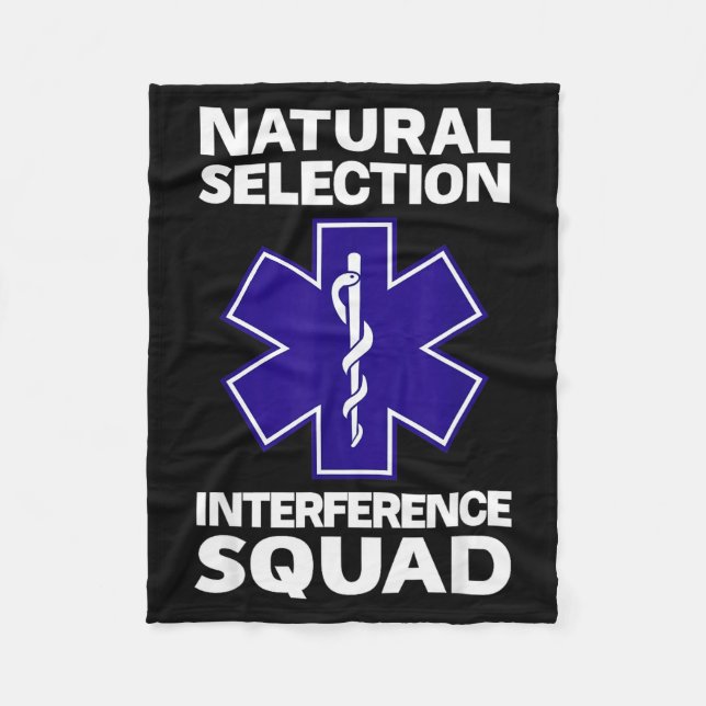 Natural Selection Interference Squad Paramedic Fun Fleecedecke (Vorderseite)