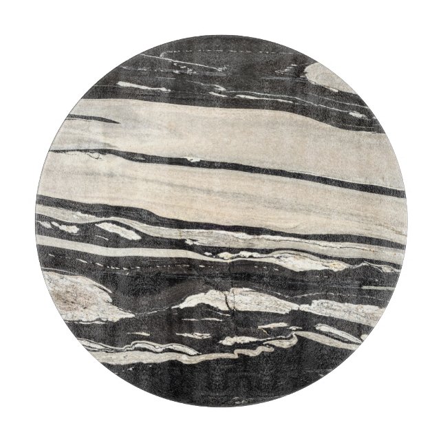 Natural Stone Muster Glass Cutting Board Schneidebrett (Vorderseite)