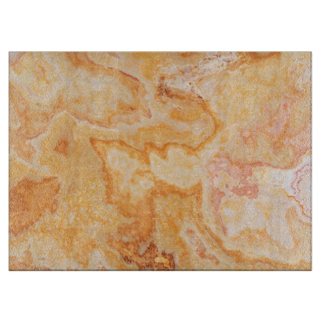 Natural Stone Muster Glass Cutting Board Schneidebrett (Vorderseite)