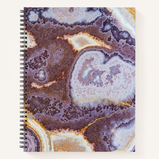 Natural Stone Muster Spiral Notebook Notizbuch (Vorderseite)