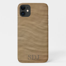 Natural Tan Sandstone Monogram Case-Mate iPhone Hülle