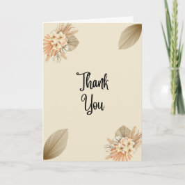 Natural Thank You Card Karte