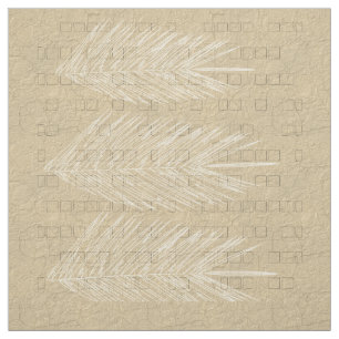 Naturale Cream Palm Blätter Zeichnend Papier Textu Stoff
