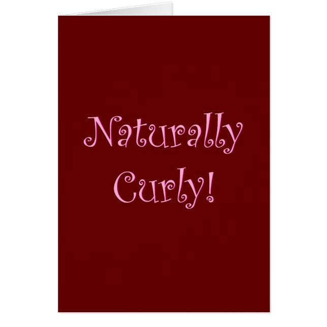 Naturally Curly Hair (Vorne)