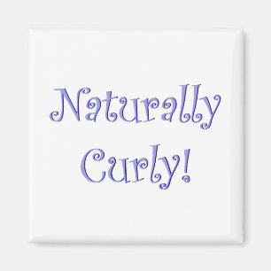Naturally Curly Hair Magnet