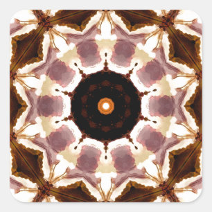 NATURBÄUME QUADRATISCHER AUFKLEBER