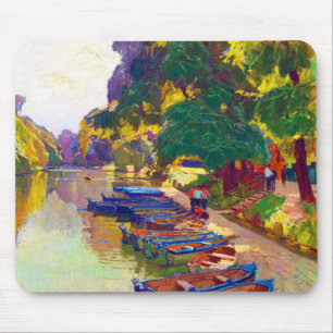 Naturbäume Wasser am Carl Moll Mousepad