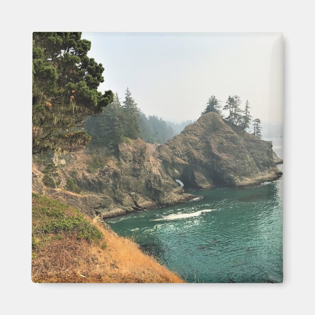 Naturbrücke, Felsenbucht Thunder, Oregon Magnet (Vorne)