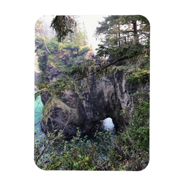 Naturbrücke, Felsenbucht Thunder, Oregon Magnet (Vertikal)