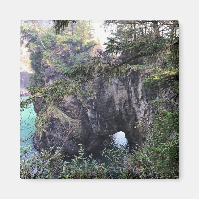 Naturbrücke, Felsenbucht Thunder, Oregon Magnet (Vorne)