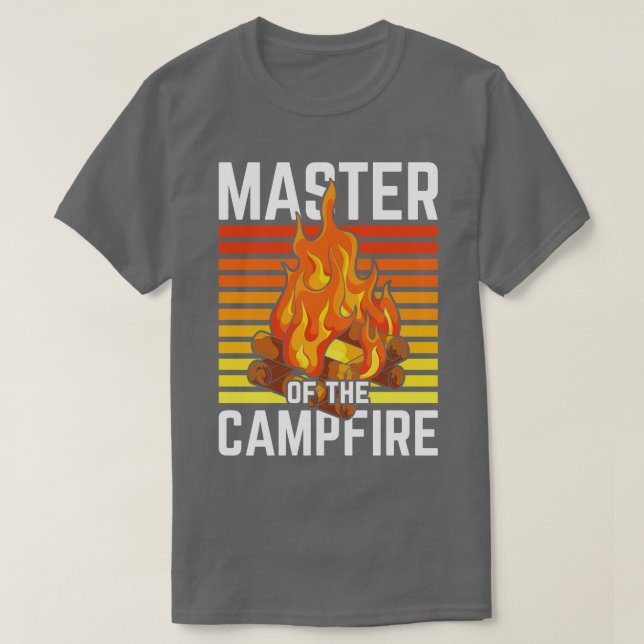 Naturcampingmeister Campingplatz Außencamper Funny T-Shirt (Design vorne)