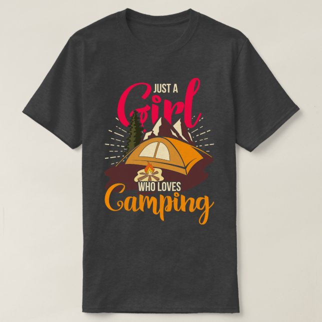 Naturcampingplatz Camping T-Shirt (Design vorne)