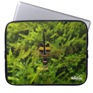 NaturCraze Black & Yellow Dragonfly Laptop-Sieb Laptopschutzhülle