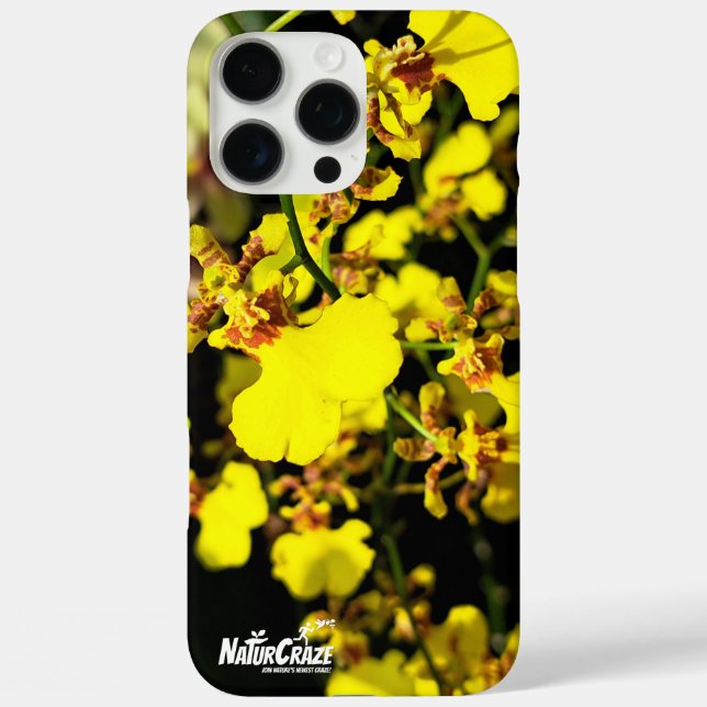 NaturCraze Yellow Orchid Blume iPhone / iPad Gehäu Case-Mate iPhone Hülle (Rückseite)