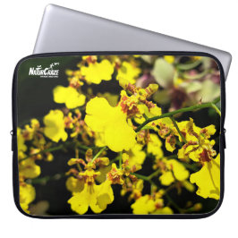 NaturCraze Yellow Orchid Blume Laptop-Sieb Laptopschutzhülle