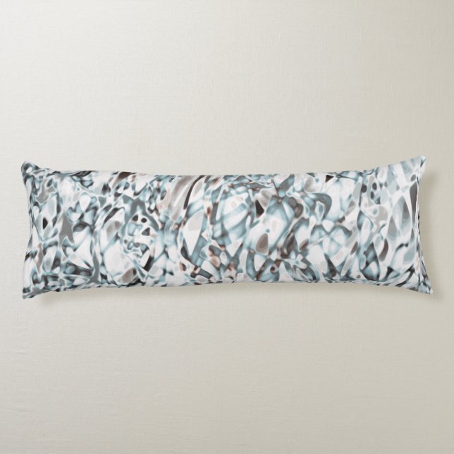 Nature Abstrakt Art Throw Kissen (Rückseite)