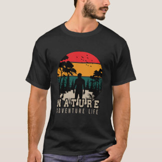 Nature adventure lover sunset T-Shirt