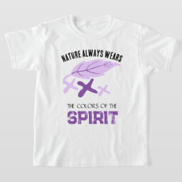 "Nature Always Wears" Leaf T-Shirt