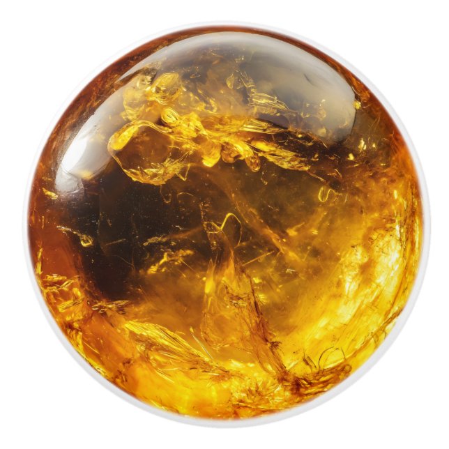 Nature Amber Pattern Keramikknauf (Vorderseite)
