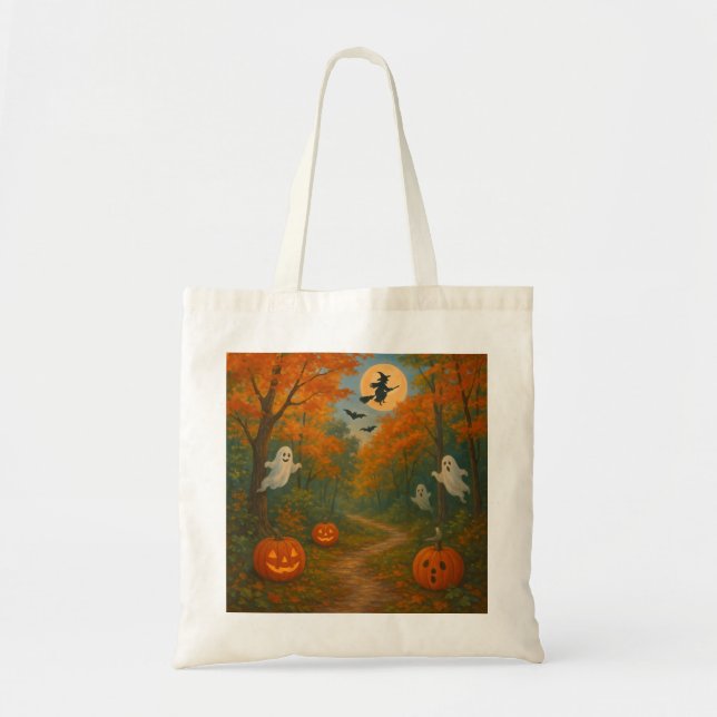 Nature and Halloween Tote Bag Tragetasche (Vorne)