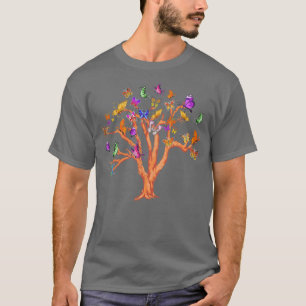 Nature Animal Lover Tree Insect Butterfly T-Shirt