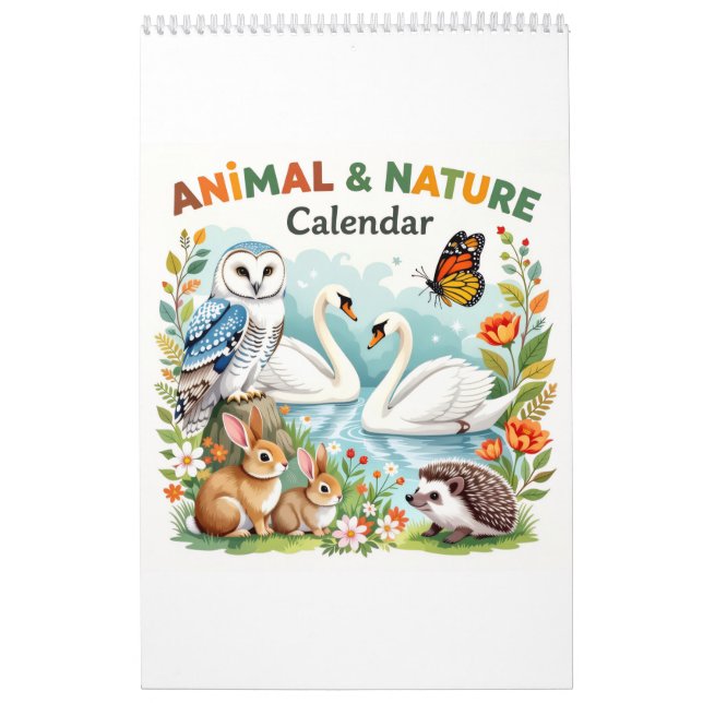 Nature animals habitat calendar kalender (Titelbild)