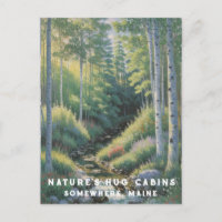 *~* Nature AP49 Maine Forest Woods Vacation Stream