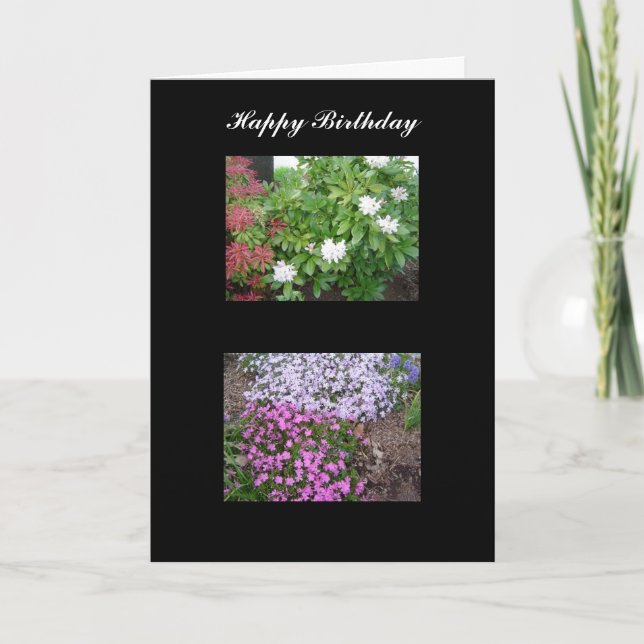 Nature Birthday card Karte (Vorderseite)