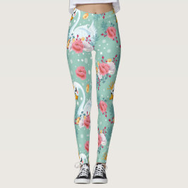 Nature Blume Swan Leggings