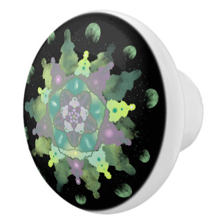 Nature Child Mandala Pattern Keramikknauf