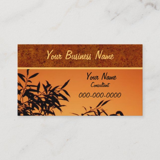 Nature Class Business Card Visitenkarte (Vorderseite)