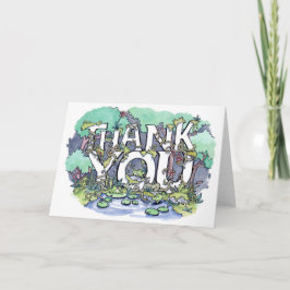 Nature danke card karte