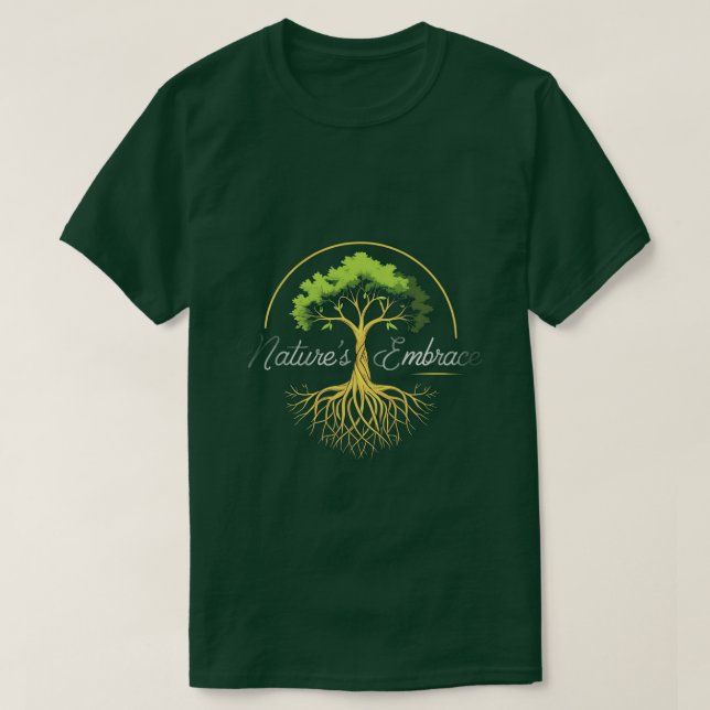 Nature Embrace T-Shirt – Eco-Inspired Graphic (Design vorne)