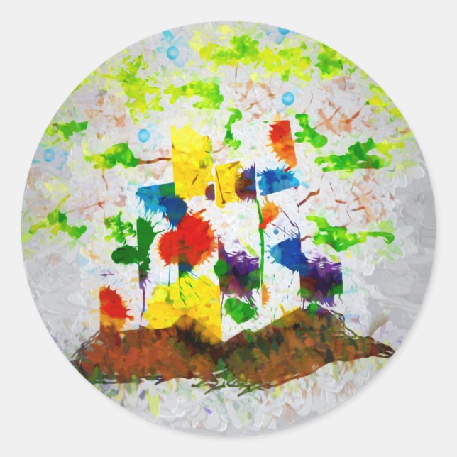 "Nature Fantasy" Party Stickers (Vorderseite)