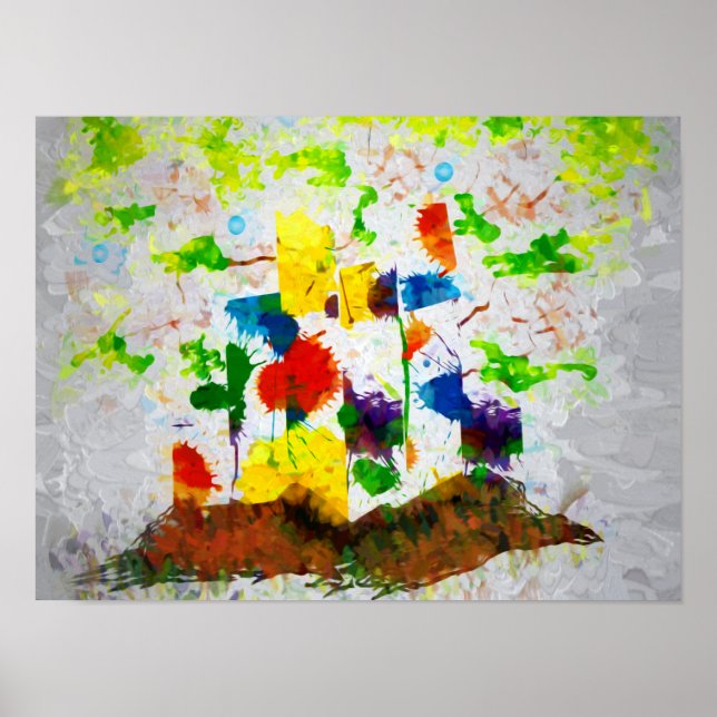 "Nature Fantasy - Tree of Life" Poster (Vorne)