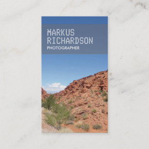 NATURE FOTO Business Card für Fotografen Visitenkarte