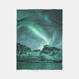 Nature Foto Nord Lights Fleecedecke